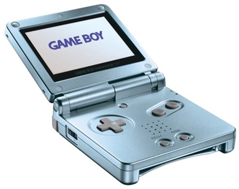 Game Boy Advance SP AGS-001 Console, Arctic Blue, Unboxed